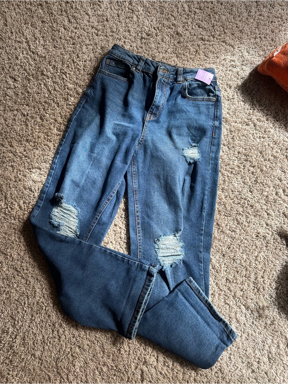 Girls Maurices Evsie Distressed Blue Kids Denim Jeans
